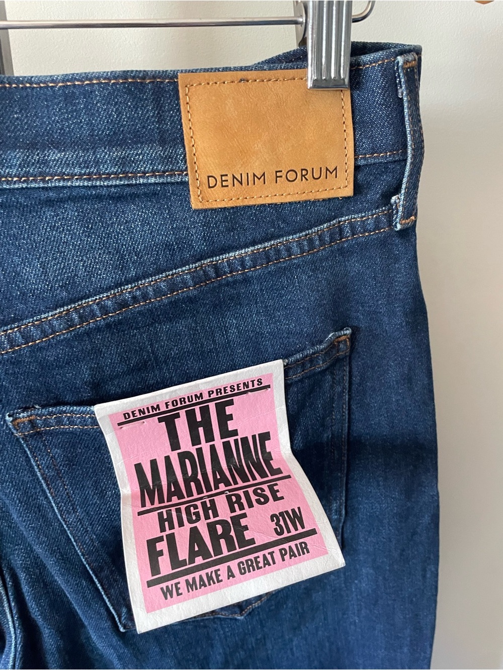 Denim Forum The Marianne High Rise Flare NWT Size 31 - Picture 10 of 10